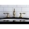 Kingston Brass KC7063TAL Tudor 8" Widespread Bathroom Faucet, Antique Brass KC7063TAL - alternate 2